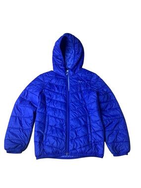 Paradox Kids Primaloft Hooded Puffer Jacket - Blue - Size M (7/8)
